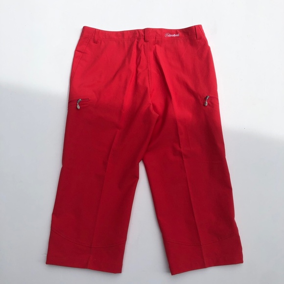 Cloudveil Jackson Hole Wyoming Orange Capri Hiking Pants - Picture 8 of 8